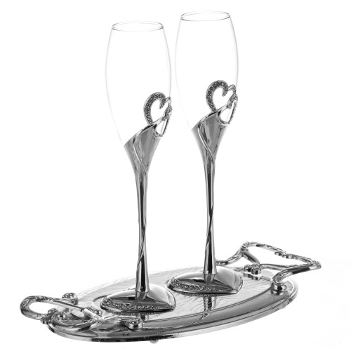 Set 2 pahare sampanie miri/nasi 