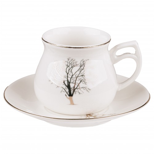 Set 6 cescute din ceramica pentru cafea expresso 70ml