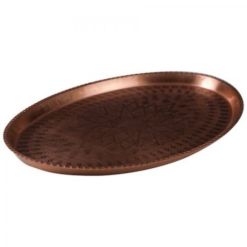 Tava din cupru ovala