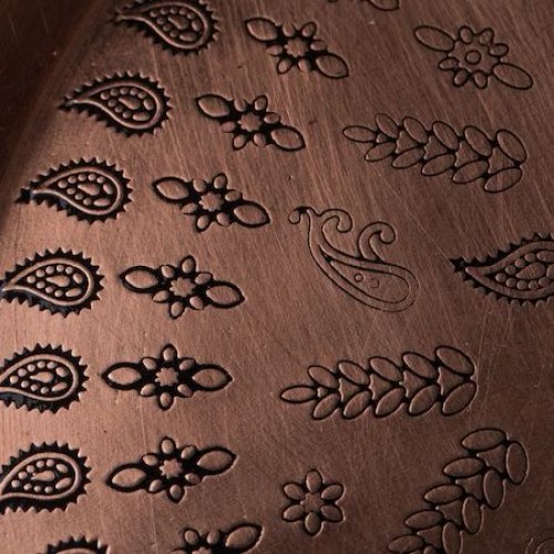 Tava din cupru ovala