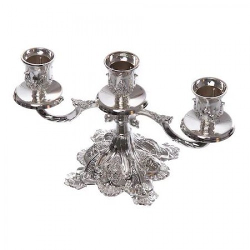 Sfesnic 3 brate argintiu cu model